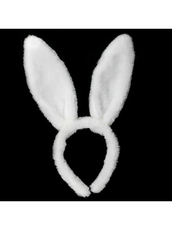Easter Bunny Ears Headband - Plush Pastel Hair Accessories for Kids Women (Festive & Fun) Under 5$, Yubnlvae Easter Headband Rabbit Hairband Hair Hairband , White, One Size