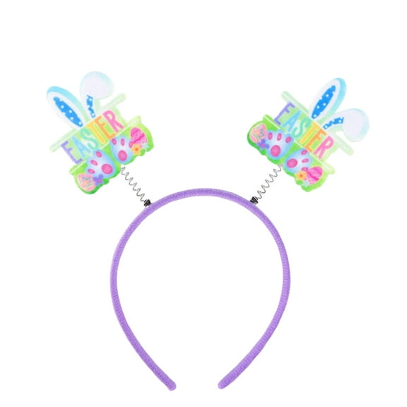 Easter Bunny Ears Headband Rabbit Ears Headband Easter Plush Bunny Headband for Easter Party Decorations
