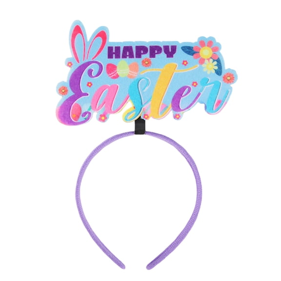 Easter Bunny Ears Headband Rabbit Ears Headband Easter Plush Bunny Headband for Easter Party Decorations