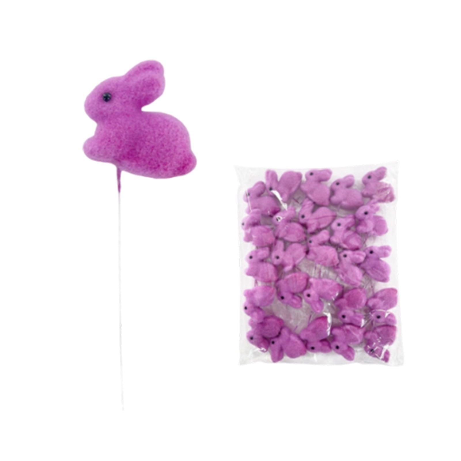 Easter Bunny Egg Bouquet Stems Foam Flower Arrangement Insert Props easter-bunny-egg-bouquet-stems-foam-flower-arrangement-insert-props