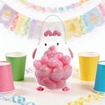 thumbnail image 1 of Easter Bunny & Egg Fillable Egg-Shaped Candy Box – 10.6" Large Pink Plastic Easter Egg Gift Box | Easter Decorations for Egg Hunts, Baskets & Party Favors, 1 of 6