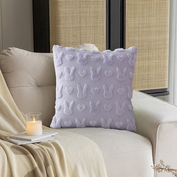 Easter Bunny Egg Pillow Soft Plush Decorative Pillow for Sofa Living Room Couch Cushion Holiday Easter Home Decor