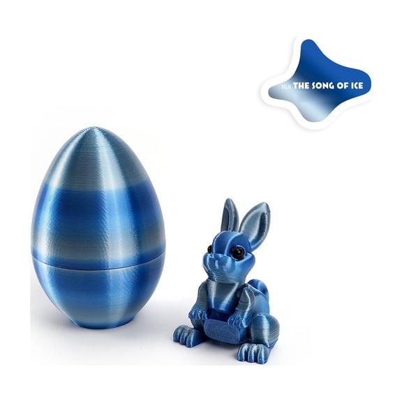 Easter Bunny Egg Set (Ice Song) - 1 Bunny Egg, Easter Decor For Teens & S, Easter Egg Hunt Accessory, Easter Gift For Holiday Celebrations