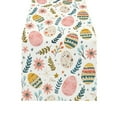 thumbnail image 1 of Easter Bunny & Egg Table Runner – Printed Cloth for Dining Table, Festive Easter Decorations & Kitchen Decor(Multicolor), 1 of 2