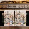 thumbnail image 1 of Easter Bunny Eggs Kitchen Towels Set of 3, Spring Pink Flowers Country Cabin Beige Absorbent Dish Towels for Kitchen, Microfiber Hand Towel, Quick Drying Tea Towel for Cleaning Decorative Dishcloths, 1 of 7