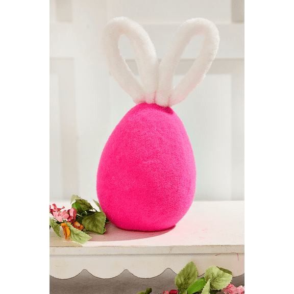 Easter Bunny Eggs Plush Toys, Easter Home Decorations Throw Pillows, Birthday Easter Gifts for Loved One, 13 inch, Red