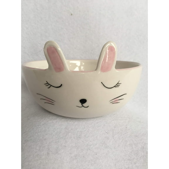 Easter Bunny Face Ceramic Small Dish