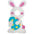 thumbnail image 1 of Easter Bunny Face Yard Stake, Easter Egg Hunt Party Decor, 1 of 6