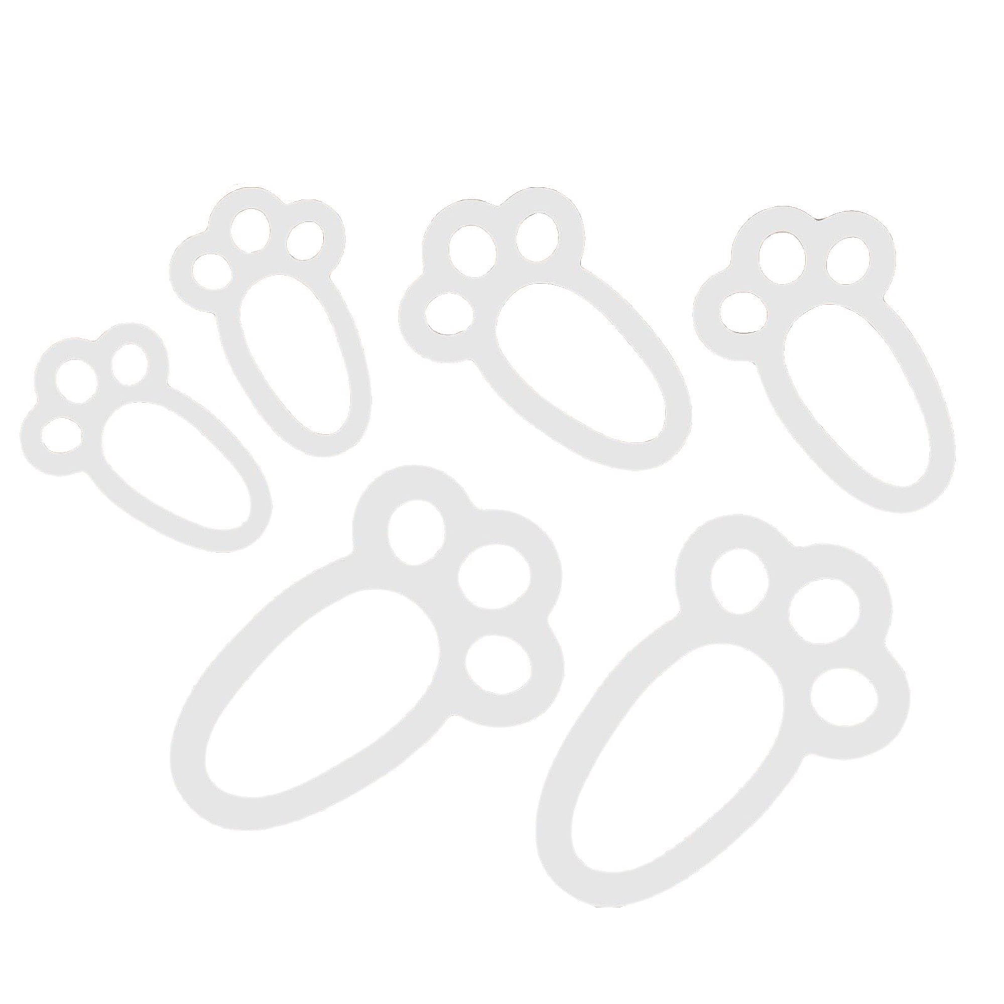 Easter Bunny Feet Stencils Reusable Footprint Stencil for Painting ...