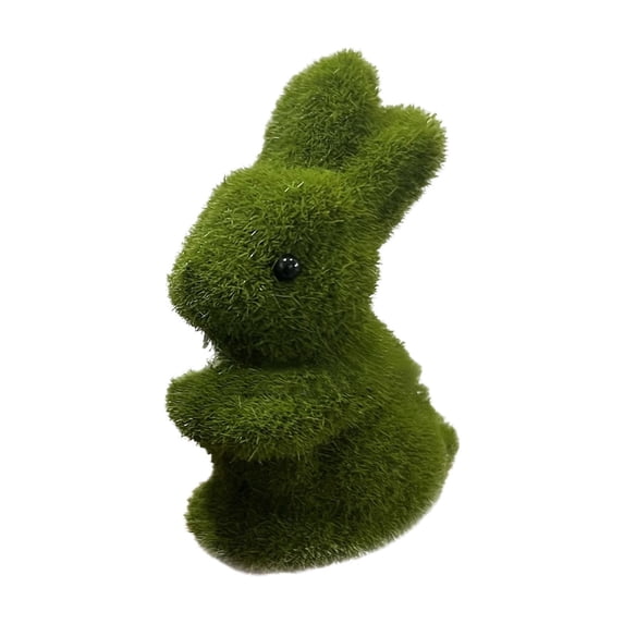 Easter Bunny Figurine Desktop Ornament Decorative Home for Festival Celebration