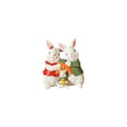 thumbnail image 1 of Easter Bunny Figurine, Rabbit Decoration, Handcrafted Tabletop Decor for Living Room, Spring & Party Display Stand, D (6.3 Inch), 1 of 5