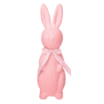 thumbnail image 1 of Easter Bunny Flocked Decor,Easter Decorations Flocked Bunnies Figurine with Bow Tie,Artificial Rabbit Flock-Covered Bunny Decor for Holiday Home Office Table Centerpieces, 1 of 4