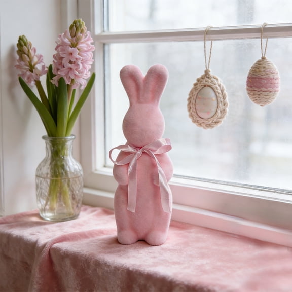 Easter Bunny Foam Decoration Spring Colorful Table Ornament Holiday Home Living Room Desk Shelf Dining Table Party Decoration Accent Display Seasonal Easter Decor Gift