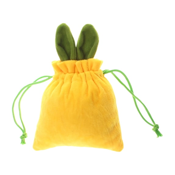 Easter Bunny Gift Bags Rabbit Ear Velvet Bags with Drawstrings 6.7 x 6 ...