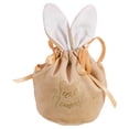 thumbnail image 1 of Easter Bunny Gift Bags,Rabbit Ear Velvet Bags with Drawstrings,Reusable Rabbit Drawstring Treat Bag ,6.7 Inch Bunny Gift Pouches Party Favors for Basket Party Supplies Candy Treat Jewelry(Khaki), 1 of 9