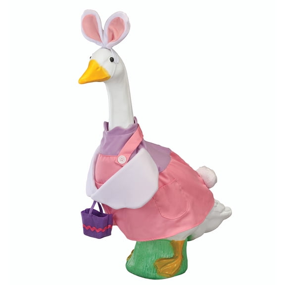Gaggleville Easter Bunny Girl Outfit, fits 23" H Large Porch Goose by Fox Valley Traders