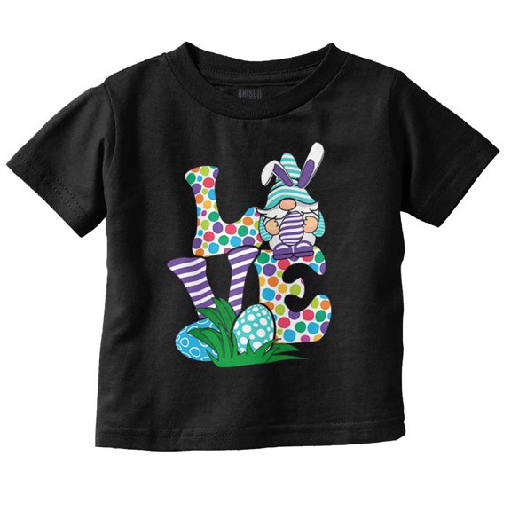Easter Bunny Gnome Love Egg Hunt Youth T Shirt Tee Girls Infant Toddler Brisco Brands 18M