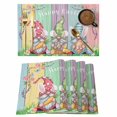 thumbnail image 1 of Easter Bunny Gnomes Placemats Set of 6, Spring Easter Eggs Floral Colorful Wood Placemats for Dining Table, Place Mats for Kitchen Tabletop, Waterproof Wipeable Dining Table Mats Set, 1 of 9