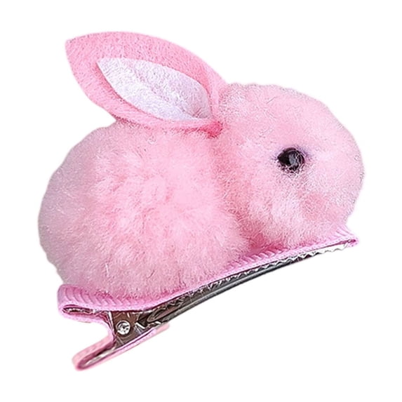 Easter Bunny Hair Clips – Cute Stuffed Rabbit Barrettes for Kids, Teens, and Women – Hairpins for Toddlers, Girls, Baby Hair Accessories