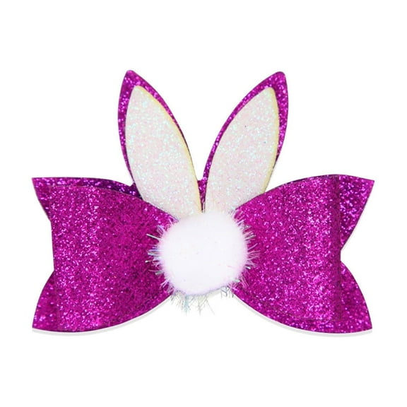 Easter Bunny Hairpin, Bunny Eggs Bow Party Decoration, Spring Holiday Hair Accessory for Girls Celebration