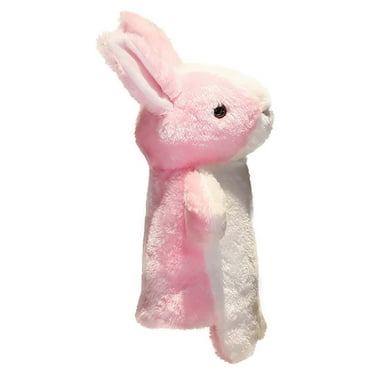 Easter Bunny Hand Puppet Interactive Ventriloquist Doll Soft Comfort Toy for Kids Movable Animal Finger Puppets