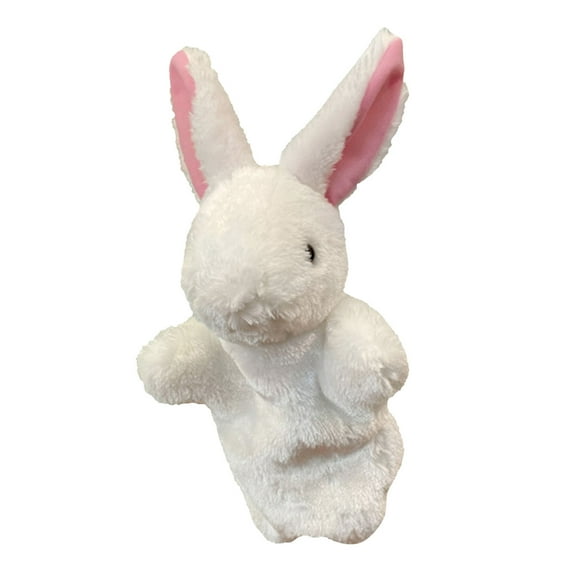 Easter Bunny Hand Puppet Toy - Soft Fabric, Interactive. For Kids, Adorable Design, Durable and Easy to Clean