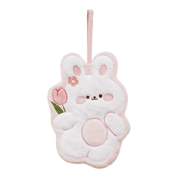Easter Bunny Hand Towel, Absorbent Kitchen And Bath Towel With Hanging ...