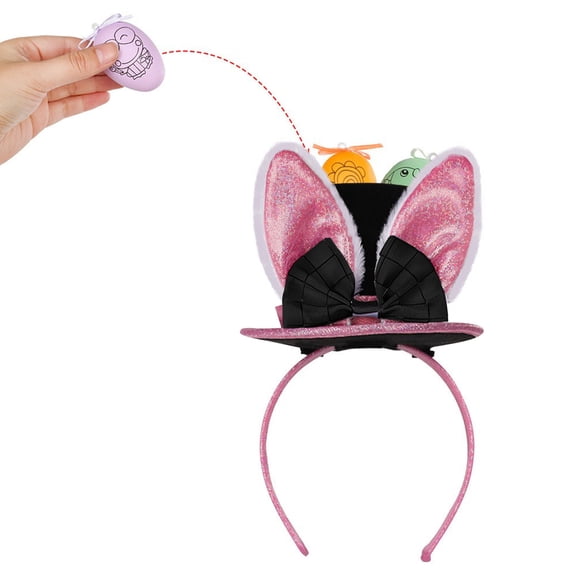 Easter Bunny Headband, Cute Shooting Bunny Design With Decorative Accessories, Ideal For Birthday And Holiday Theme Party Decorations, Gifts For Festive Celebrations And Special