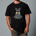 thumbnail image 1 of Easter Bunny Hip Hop Hippity Retro Men Boys Kids Teens Youth Unisex T-Shirt, up to Size 5XL, 1 of 2