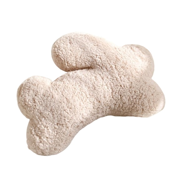 Easter Bunny Hug Pillow, 21x15" Super Soft Teddy Velvet Rabbit Silhouette Cuddle Cushion, For Living Room Sofa & Bedroom Decor, Spring & Easter Gifts