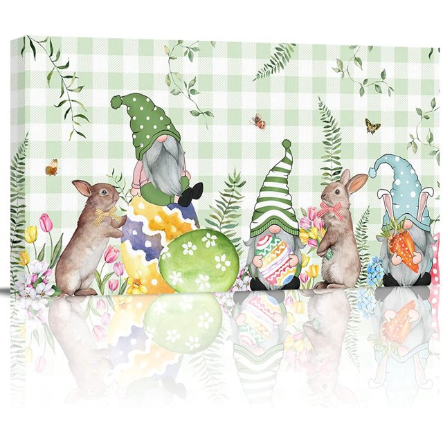 Easter Bunny Indoor mat Winter Washable Holiday Indoor Bathroom Rugs