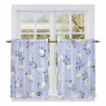 thumbnail image 1 of Easter Bunny Kitchen Curtains 45 Inch Length, Spring Purple Flower Rustic Rabbit Blue Tiers Curtains for Bathroom Bedroom Cafe, Light Filtering Small Window Treatment Short Drapes 2 Panels 42"Wx45"L, 1 of 8