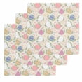 thumbnail image 1 of Easter Bunny Kitchen Dish Towels for Drying Dishes Set of 3, Colorful Eggs Spring Leaves Daisy Flowers Waffle Weave Microfiber Hand Tea Bathroom Towels Quick Dry & Absorbent Towel 12x12, 1 of 7