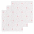 thumbnail image 1 of Easter Bunny Kitchen Dish Towels for Drying Dishes Set of 3, Pink Eggs Cute Rabbits Cartoon Waffle Weave Microfiber Hand Tea Bathroom Towels Quick Dry & Absorbent Towel 12x12, 1 of 7