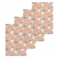 thumbnail image 1 of Easter Bunny Kitchen Dish Towels for Drying Dishes Set of 4, Colorful Eggs Spring Leaves Daisy Yellow Pink Plaid Waffle Weave Microfiber Hand Tea Bathroom Towels Quick Dry & Absorbent Towel 15.7x23.6, 1 of 7