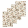 thumbnail image 1 of Easter Bunny Kitchen Dish Towels for Drying Dishes Set of 4, Spring Easter Eggs Botanical Linen Waffle Weave Microfiber Hand Tea Bathroom Towels Quick Dry & Absorbent Towel 15.7x23.6, 1 of 7