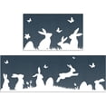 thumbnail image 1 of Easter Bunny Kitchen Mat Set of 2 Non Slip Thick Kitchen Rugs and Mats for Floor Comfort Standing Mats for Kitchen, Sink, Office, 17"x47"+17"x28", 1 of 6