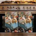 thumbnail image 1 of Easter Bunny Kitchen Towels Set of 1, Rabbits Spring Flowers Eggs Country Vintage Absorbent Dish Towels for Kitchen, Microfiber Hand Towel, Quick Drying Tea Towel for Cleaning Decorative Dishcloths, 1 of 7