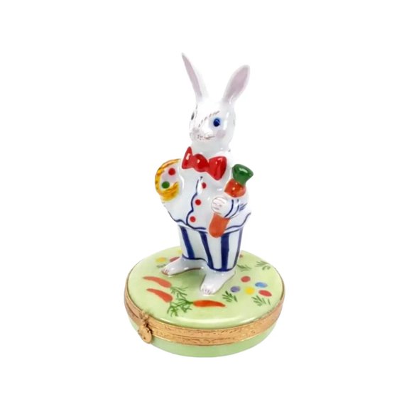 Easter Bunny Limoges Box for Easter Decor Limoges Box Porcelain Figurine