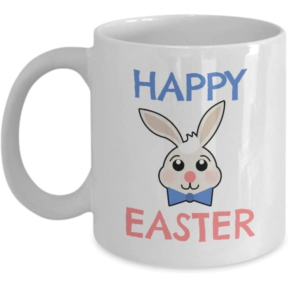 Easter Bunny Mug - 11oz and 15oz Ceramic Mugs for Coffee or Tea- 11 oz