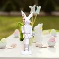 thumbnail image 1 of Easter Bunny Nutcracker Decoration,Easter Resin Bunny Figurine with Scepter Tabletop Spring Decoration, 1 of 6