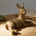 thumbnail image 1 of Easter Bunny Ornament, Easter Decoration, Vintage Resin Rabbit Figurine for Tabletop Display and Home Decor, Detailed Craftsmanship, Durable and Low Maintenance, 1 of 9