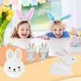 thumbnail image 1 of Easter Bunny  Paper Disposable Tableware Set - 8PCS Plates, Cups With Cups Sleeve, 20 paper napkins, Theme Easter Party Supplies, 1 of 10