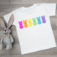 thumbnail image 1 of Easter Bunny Peeps Kids Shirt, Peeps Easter Shirt Toddler Youth, Infant Easter Shirt, Gift For Easter, Peeps Shirt TODDLER SHORT SLEEVE TEE BELLA CANVAS 3001T, 1 of 3