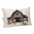 thumbnail image 1 of Easter Bunny Pillow Covers 24"x36", Vintage Farmhouse Countryside Rabbits Floral Soft Brushed Microfiber Breathable Throw Pillow Covers, Decorative Pillowcase with Zipper for Couch Sofa Bedroom, 1 of 9