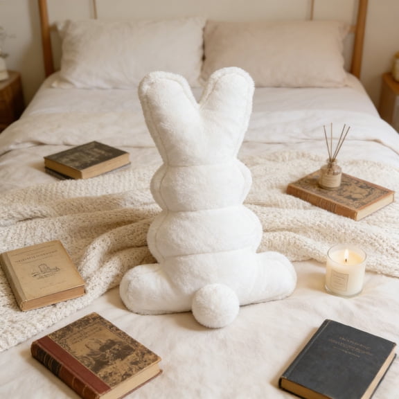 Easter Bunny Pillow Plush Cushion Soft Decorative Throw Pillow Home Sofa Bed Decor Easter Spring Festival Gift For Living Room Bedroom And Holiday Decoration Use