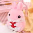 thumbnail image 1 of Easter Bunny Plush, 5 Inch Small Rabbit Stuffed Animals, Soft Plush Doll for Easter Basket Stuffers, Spring Home Decor for Mantle Shelf, Easter Gifts for Kids Easter Decorations, 1 of 4