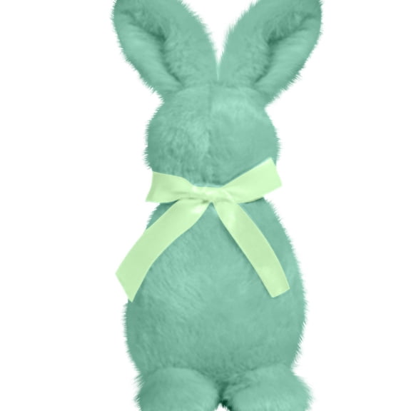 Easter Bunny Plush for Easter Decorations, Easter Standing Bunny Easter Rabbits Tabletop Statues, Cute Photo Props Gifts for Office Kitchen Farmhouse Spring Home Decor