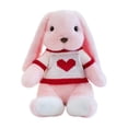 thumbnail image 1 of Free Express Easter Bunny Plush Stuffed Animal with Removable Heart Knit Sweater Soft Fluffy Rabbit Toy for Spring Home Decor Easter Gift and Playtime, 1 of 7