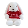 thumbnail image 1 of Free Express Easter Bunny Plush Stuffed Animal with Removable Heart Knit Sweater Soft Fluffy Rabbit Toy for Spring Home Decor Easter Gift and Playtime, 1 of 6